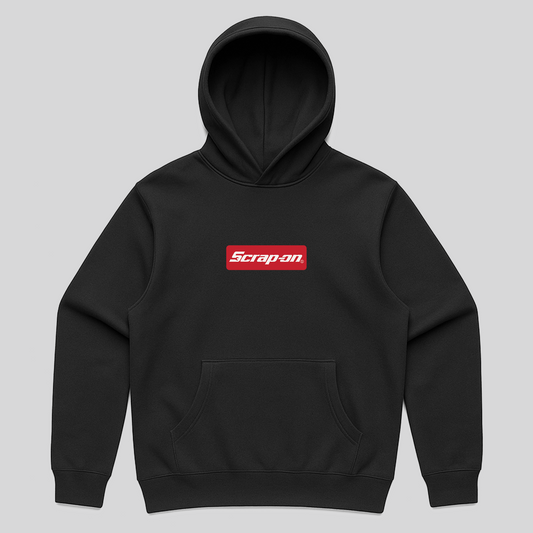Scrap-On Black Hoodie
